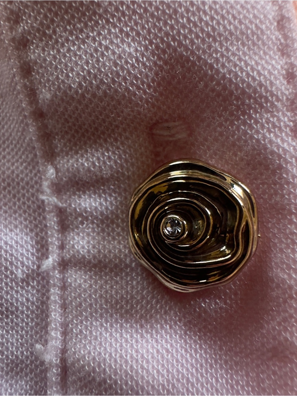 Karl Lagerfeld Paris Pink Floral Embroidered Polo Top Shirt Size M - Picture 5 of 10